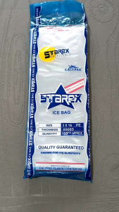 PER PACK STAREX 3x16 PE Plastic Ice Bag by Calypso (sold 100pcs per pack)- Very Known For its Elasticity for yelo ice making