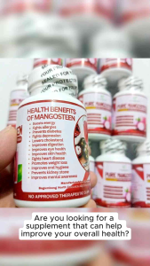 Pure Mangosteen Herbal Capsule food supplement 500mg/100 Capsule FDA approved