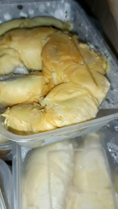 DURIAN KUPAS MATENG POHON KUALITAS PREMIUM KEMASAN 500 GR RASA GARANSI MANIS