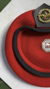 Baret Kopaska / baret camel / baret merah / topi kopaska / baret pasukan khusus / korps baret merah / baret komando pasukan katak