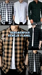 Kemeja Pria Distro Keren Kemeja Cowok Keren Kemeja Flanel Pria Lengan Panjang Motif Kotak Kotak Kualitas Premium Kemeja Flanel Motif Terbaru