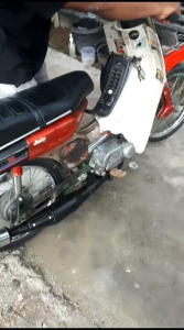 knalpot racing yamaha V75 V80 model AHM