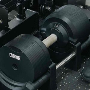 CARBYNE 415 325 235 Black adjustable dumbbell (1.5kg increments 4 to 41.5kg)
