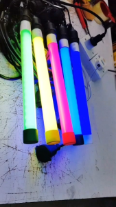 IWACHI 1FT COLOR LED TUBE LAMP E27 DECORATION LIGHT RGB INDOOR OUTDOOR