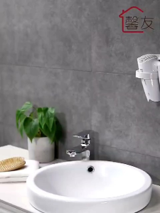 1PCS Bathroom Wall Hair Dryer Holder Ready Stock