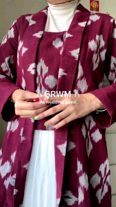 WIDURI ROSE - BAJU TENUN - COUPLE BAJU KONDANGAN