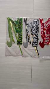 STIKER STRIPING MOTOR KAWASAKI NINJA RR 150 OLD 2011 HIJAU