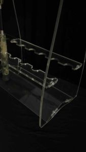 Premium Acrylic DIY Self-Assemble Fishing Rod Stand