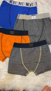 Chip set 4 cái bé trai cotton mềm cho bé 7-8 tuổi (12-14kg) nhiều màu ngẫu nhiên