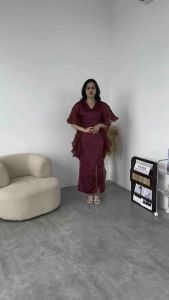 [Elaina Collection] Dress Niku (PREMIUM) / [M L XL ] / DRESS PESTA ACARA NATAL / DRESS PREMIUM WANITA / DRESS TERBARU/ DRESS KONDANGAN / DRESS PESTA