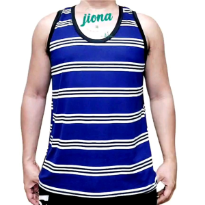 Men Stripe Muscle Tee Sando