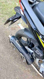 Knalpot Original Byan Racing Inlet 38 Out 45 Tipe Jigsaw Moncong Kenochi Kinochi Pnp Motor Mio sporty Mio Smile soul Fino INLET 38 OUT 45