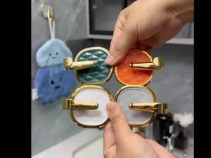 Gantungan Hook Tempel Dinding Kait Elegan Bergaya Mewah Gantungan Baju Kait Perekat Dapur /Pengait Hook Kunci Ruang Tamu