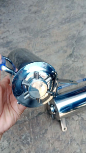 Tabung Oli Samping Botol Stenlis Oli samping RX King Ninja 2 Tak