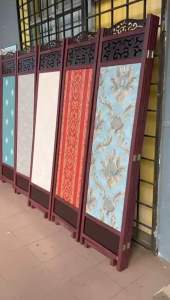 💥Originel Partition Kayu | Pembahagi Ruang Kayu Original Wood screen with /Panel Partition/Screen/Hall Divider skli kaki