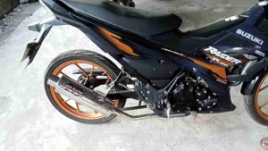 OPEN PIPE FOR RAIDER 150 F.I 51 MM TIP WITH SILENCER