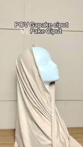 CIPUT BANDANA BY SARALIAHIJAB | ciput bahan kaos tipis di dahi anti pusing dan anti buset