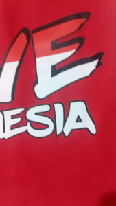 KAOS HUT RI ATASAN ANAK-ANAK HUT RI KE 81 THN LOVE  INDONESIA DTF