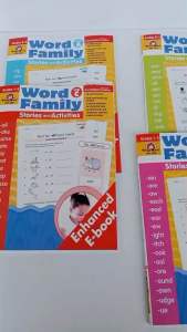 Word Family by Evan-Moor แบบฝึกหัดภาษาอังกฤษสำหรับเด็ก เซต 4 เล่ม