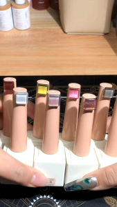 Sơn gel mắt mèo kim cương chai cẩm tú cầu 12ml chất sơn đậm đặc lên vân mắt mèo rõ nét