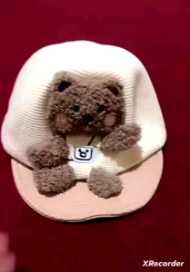 CAE - Topi Bisbol Anak Boneka Animal Fleece 3D Waffle Baseball Hat Import