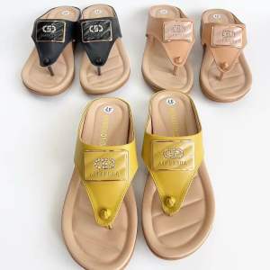 Dép đế Đúc 2 lớp quai kẹp khóa vuông -đế chống trượt tpr