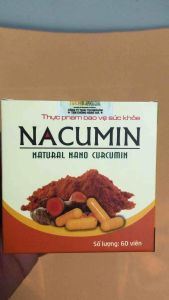 [ CHÍNH HÃNG] NANO NACUMIN tinh bột nghệ nguyên chất 50gram & 60 viên - (Viện Hàn Lâm KH&CN VN)