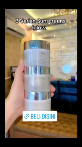 JGLOW ALL VARIAN SUNCREEN - MENGANDUNG SPF 30+ MENCERAHKAN KULIT WAJAH - 125 GR
