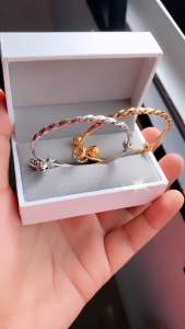 Gelang Xuping Ulir Dengan Lonceng Kerincing CXB403