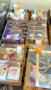 Box kotak hantaran seserahan isi 4pcs seserahan pernikahan