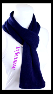syal scraf pria/wanita panjang 125 cm lebar 12 cm