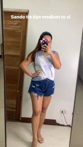 BANDANA SEMI CROPTOP/ TIE DYE/ MEDIUM TO XL FRAME/ TRENDS