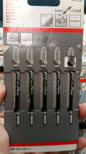 Mata Gergaji Jigsaw Kayu BOSCH T119BO: Potong Lengkung Bulat & Halus