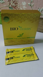 Original Royal Honey Pure Honey with Royal Jelly and mixed Herbs 10x30g full box
