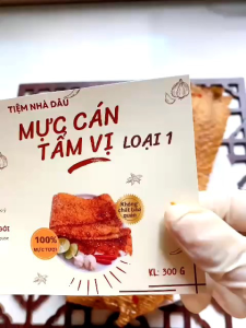 MỰC CÁN TẨM VỊ NGUYÊN CON (DAI NGON - NGỌT VỊ) - TÚI CHÂN KHÔNG 300G 500G - TIỆM NHÀ DÂU