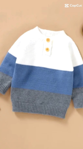 LAKUNA KIDS - SWETER RAJUT ANAK 2-4 TAHUN SWETER OBLONG KANCING TANGAN PANJANG