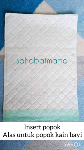ALAS POPOK KAIN BAYI BARU LAHIR UKURAN 15x28 CM SEKALI PAKAI