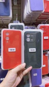 เคสโทรศัพท์มือถือ สำหรับรุ่น Vivo  y28 y18 y03 y100 y91C y95 y93 เคสกำมะหยี่ 5 สี ซิลิโคน เคสนิ่ม กันกระแทก ฝาหลัง สีดำ สีม่วง (ส่งจากไทย)