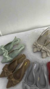 Sepatu Heels wanita 3 cm bahan Dove Sepatu Dearva Lusica tali belakang imort premium