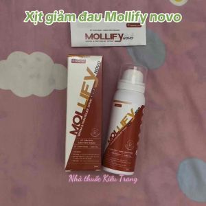Xịt Giảm Đau MOLLIFYnovo Warm & Pain Relief Spray Giảm Đau Chống Viêm Xương Khớp - 50ml