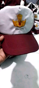 Topi Sd Merah Putih Dan merah Merah isi 10 dan 20.40 Bordir