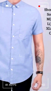 Kemeja Kasual Pria: Kemeja Maron Hitam Putih & Hem Pria Dewasa