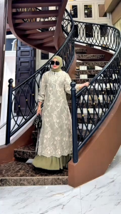 Dress Aimar Set Hijab Pashmina