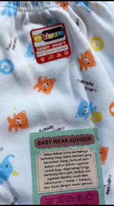 Promo 6 & 12 pcs Celana Pendek Celana Segi Bayi Usia 0-6 bln Full Motif