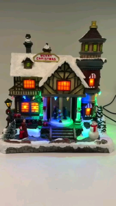 CHRISTMAS TIME AT MODERN TAVERN CHRISTMAS VILLAGE DISPLAY