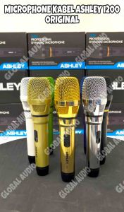 Microphone Kabel Ashley I200 Hitam Seriaes Original Mic Cabel Black i200 i 200 Bagus Murah ( Bisa COD )