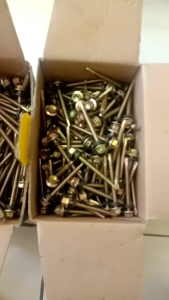 Sekrup Roofing Baja Ringan 50pcs AKS 2cm-7cm /Roping Ruping Fastener Kepala Hex Aks Sekrup Roofing Untuk Konstruksi - Lazada