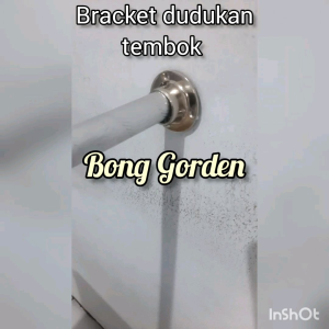 Bracket / Dudukan / Kaki pinggir batang rollet gorden 1 pasang