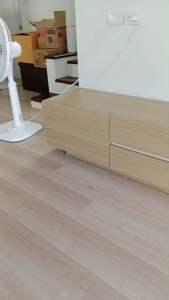 ชุด Tomato Home ชั้นทีวี Desire TV cabinet กว้าง 200 ซม - ราคารวมส่งประกอบในกทมและปริมณฑลเท่านั้น - ชั้นทีวีมินิมอล วางทีวีใหญ่สุด 85นิ้ว