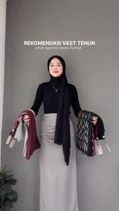 KANIYA VEST TENUN - OUTER TENUN - ROMPI TENUN